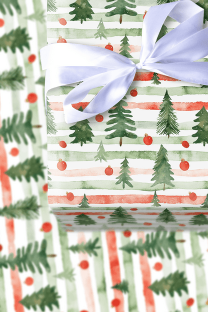 Off the Tree Line - Wrapping Paper - Aspen & Arlo