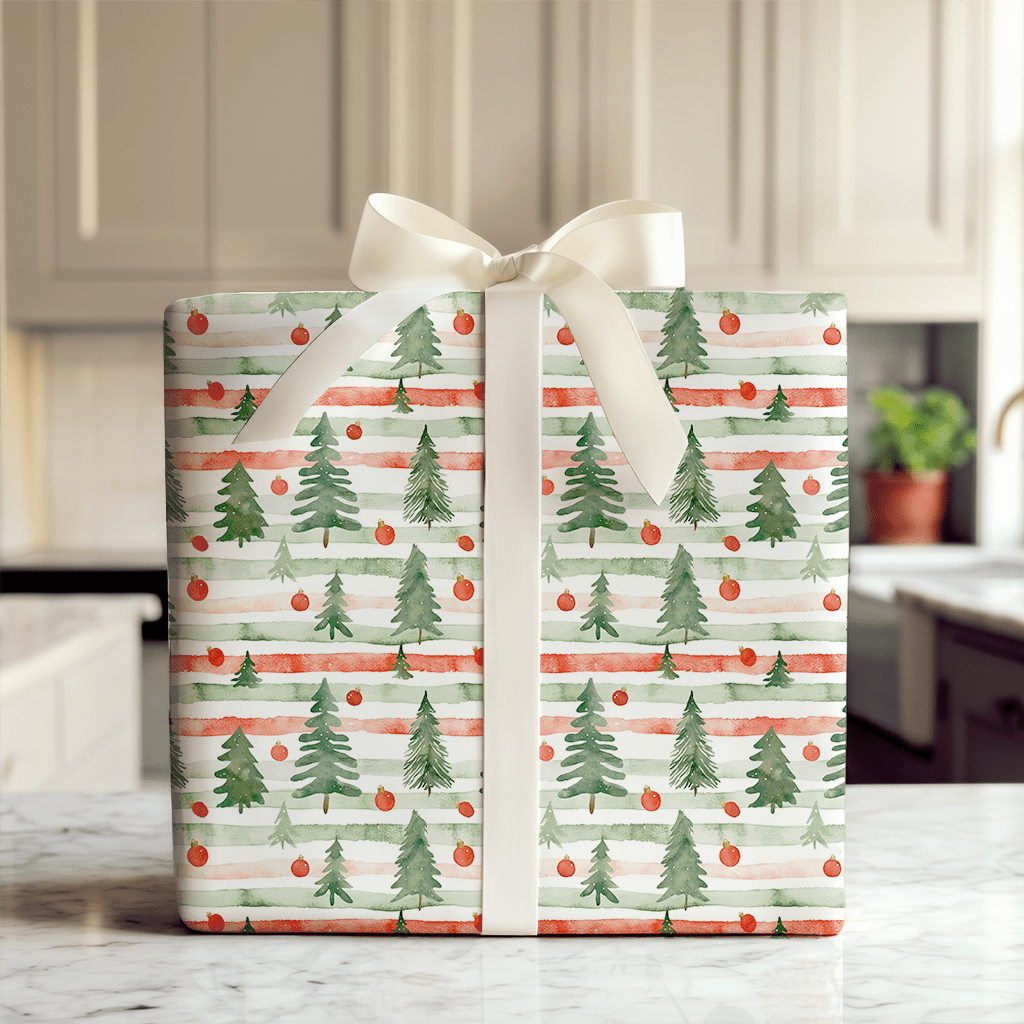 Off the Tree Line - Wrapping Paper - Aspen & Arlo