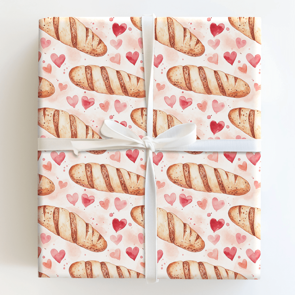 Baguette Romance - Wrapping Paper - Aspen & Arlo