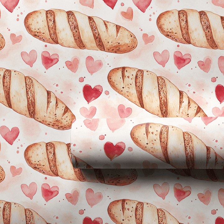 Baguette Romance - Wrapping Paper - Aspen & Arlo