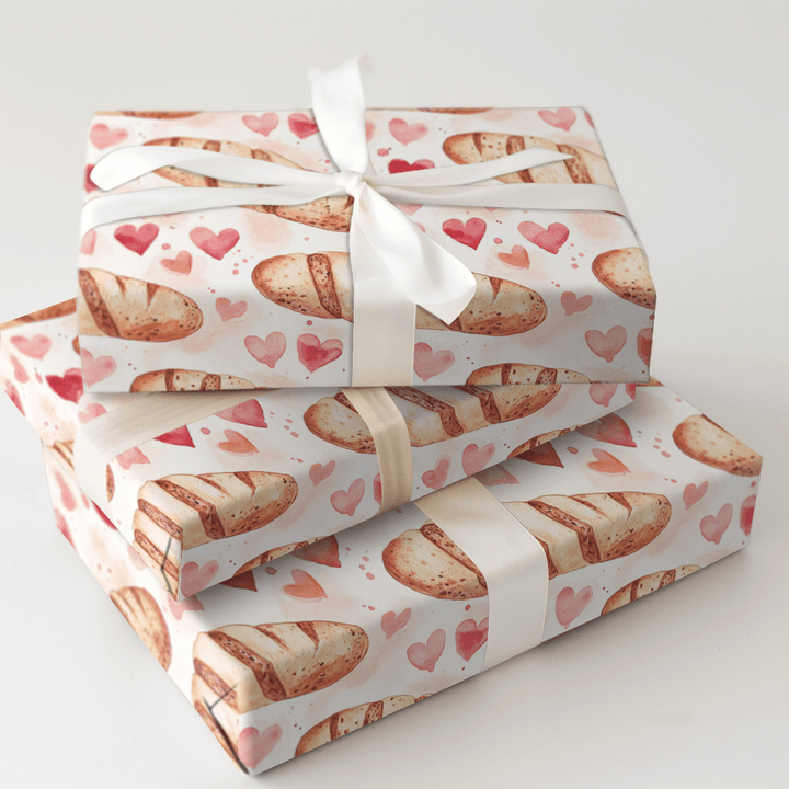 Baguette Romance - Wrapping Paper - Aspen & Arlo