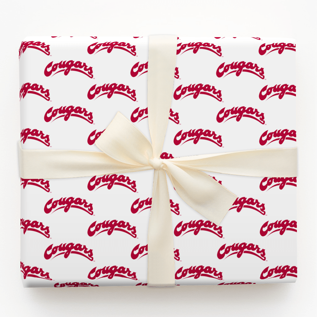 Crimson Cougars - Wrapping Paper - Aspen & Arlo