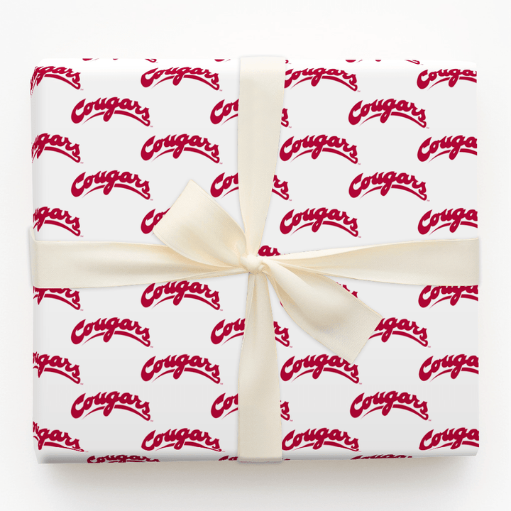 Crimson Cougars - Wrapping Paper - Aspen & Arlo