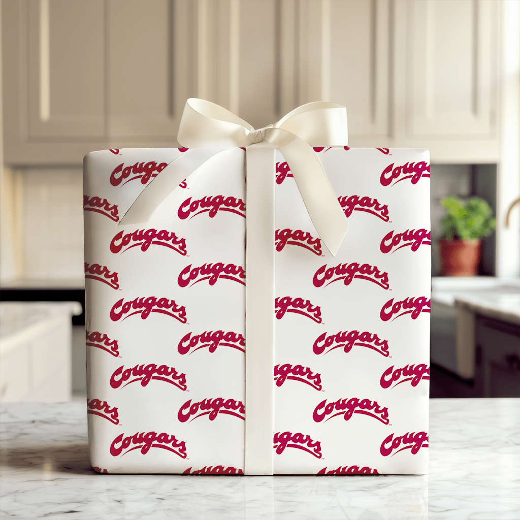 Crimson Cougars - Wrapping Paper - Aspen & Arlo
