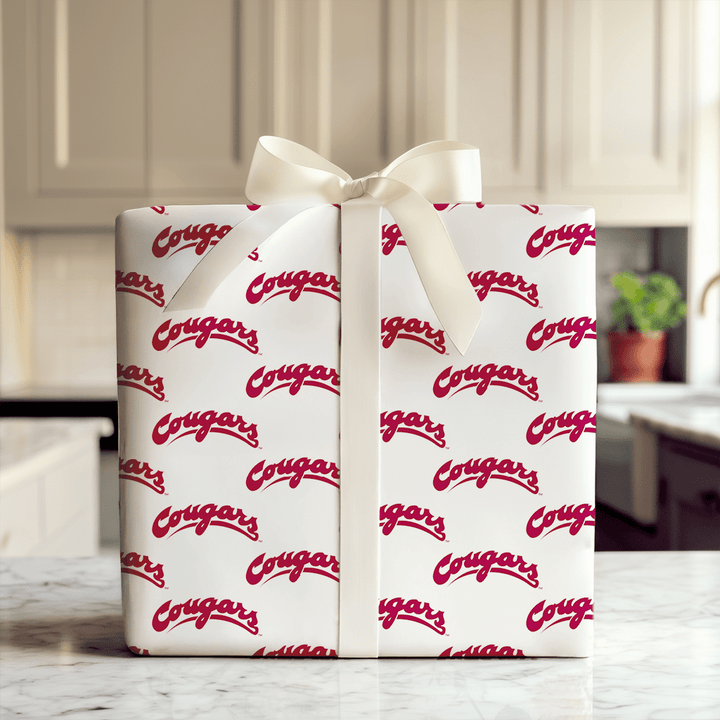Crimson Cougars - Wrapping Paper - Aspen & Arlo