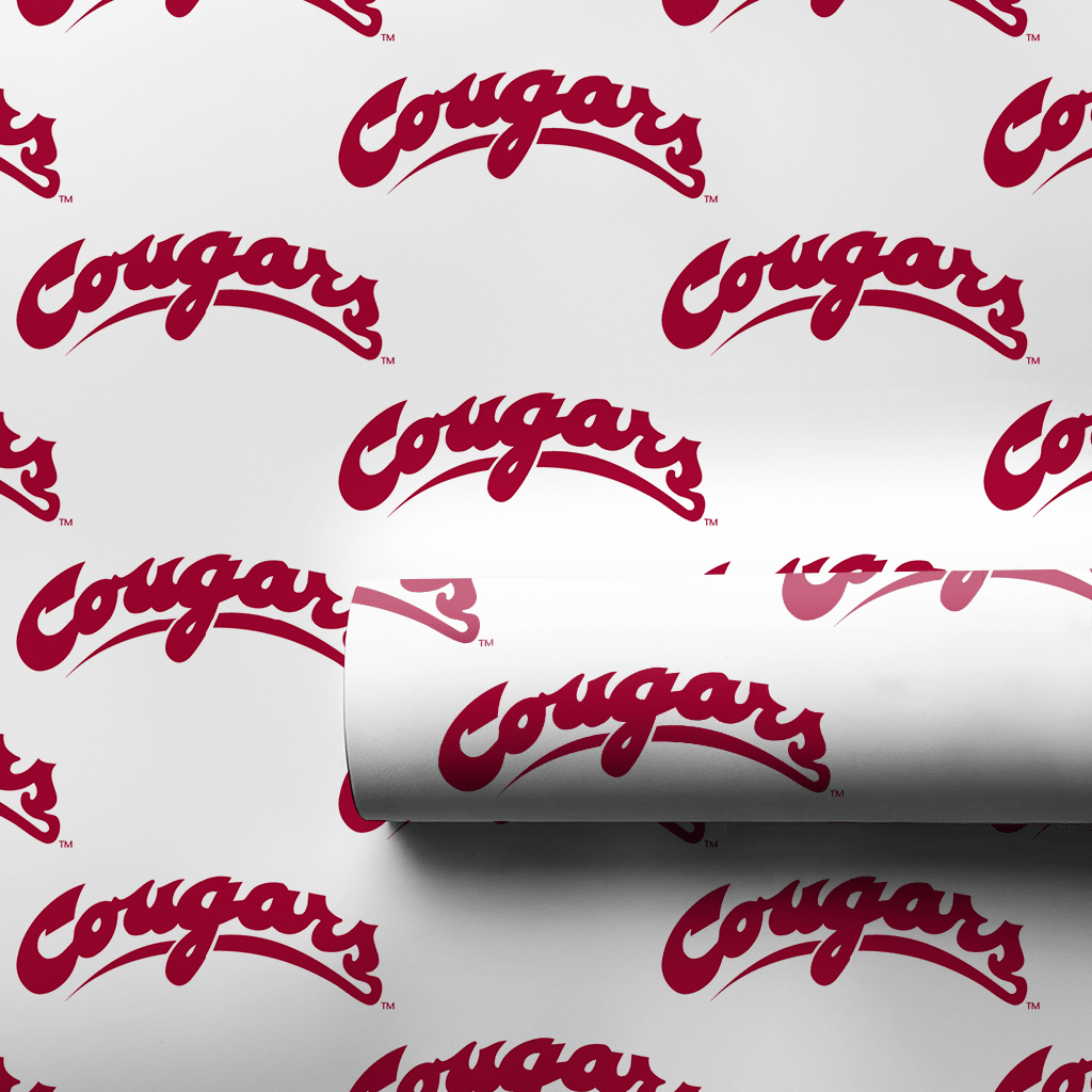 Crimson Cougars - Wrapping Paper - Aspen & Arlo