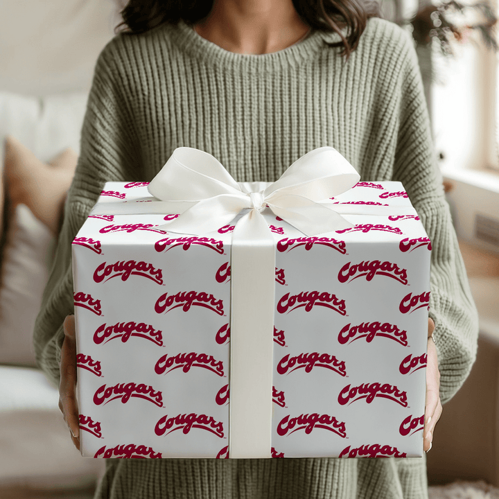 Crimson Cougars - Wrapping Paper - Aspen & Arlo