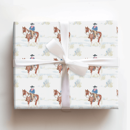 Silent Range Night - Wrapping Paper - Aspen & Arlo
