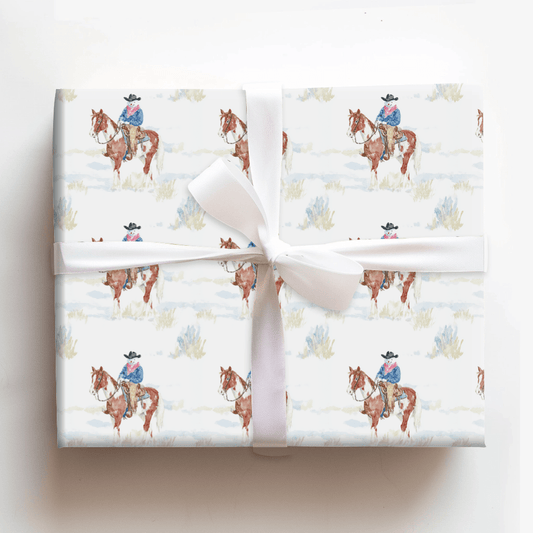 Silent Range Night - Wrapping Paper - Aspen & Arlo