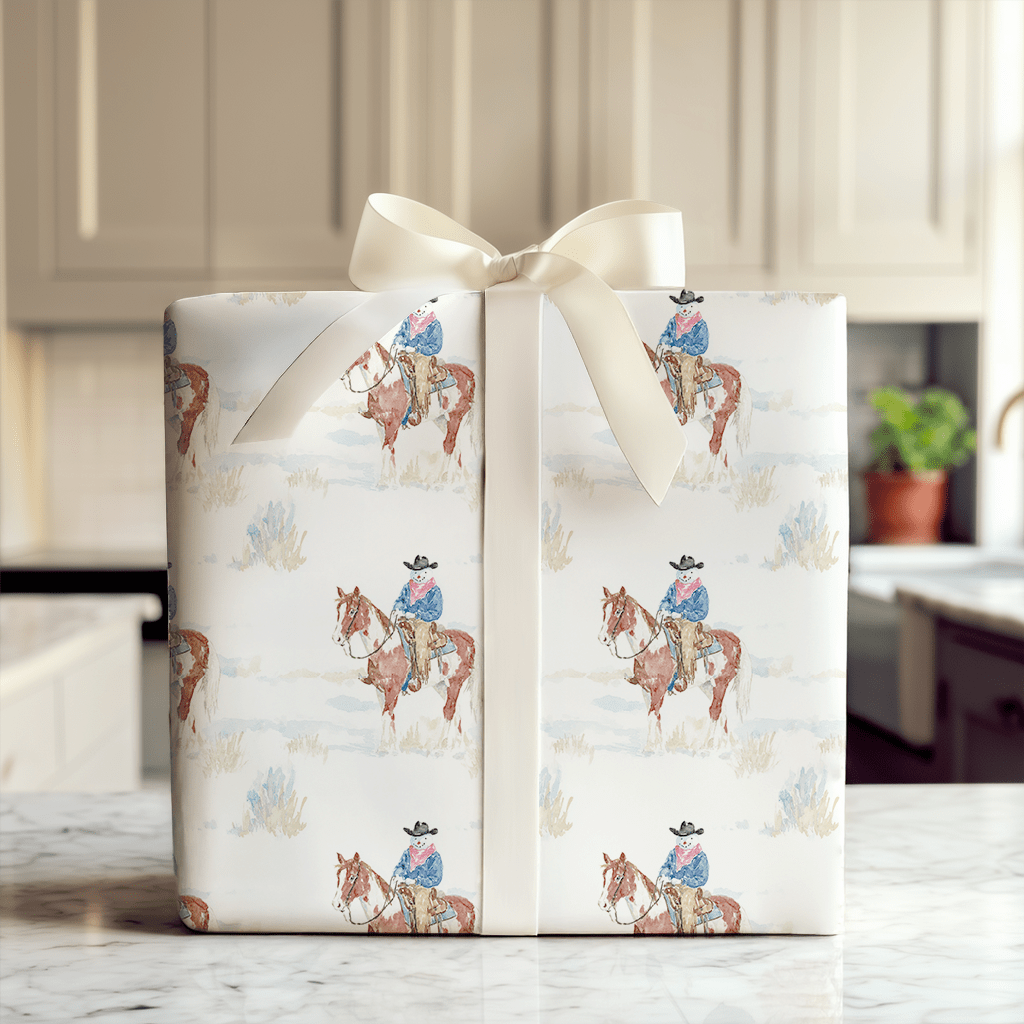 Silent Range Night - Wrapping Paper - Aspen & Arlo
