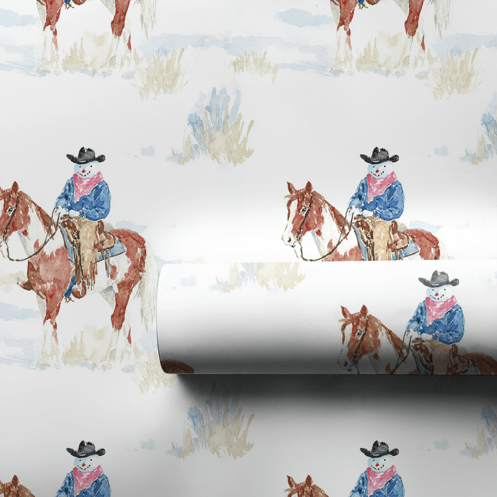 Silent Range Night - Wrapping Paper - Aspen & Arlo
