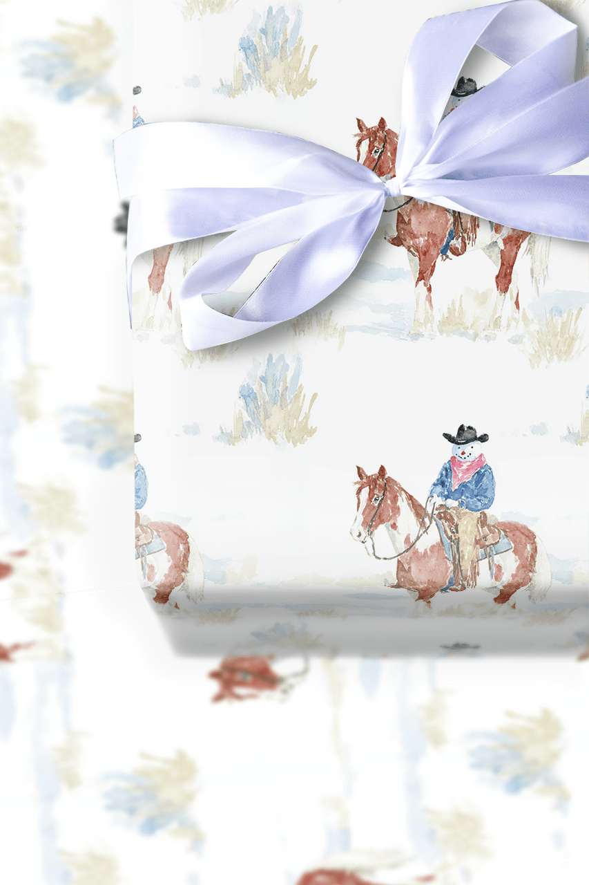 Silent Range Night - Wrapping Paper - Aspen & Arlo