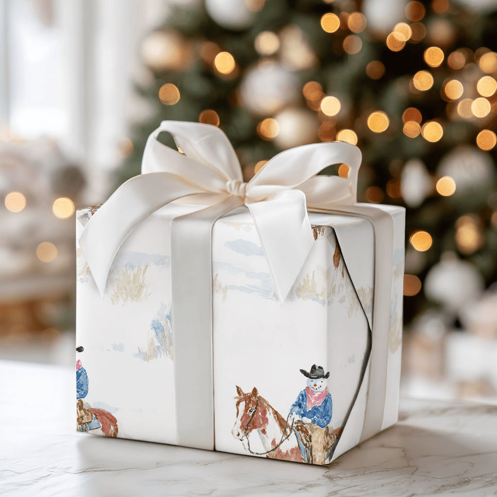 Silent Range Night - Wrapping Paper - Aspen & Arlo