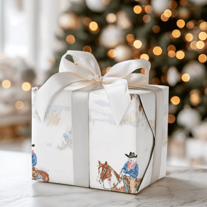 Silent Range Night - Wrapping Paper - Aspen & Arlo