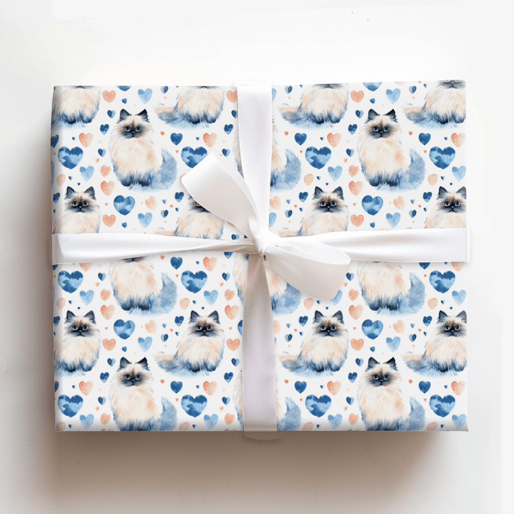 Fluff of Blue - Wrapping Paper - Aspen & Arlo