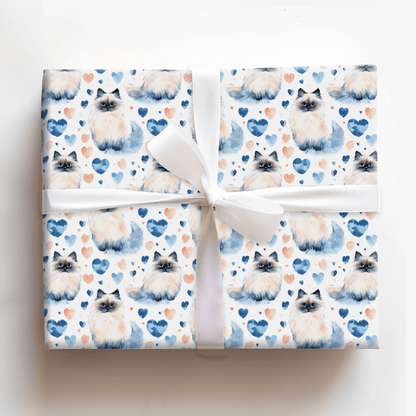 Fluff of Blue - Wrapping Paper - Aspen & Arlo