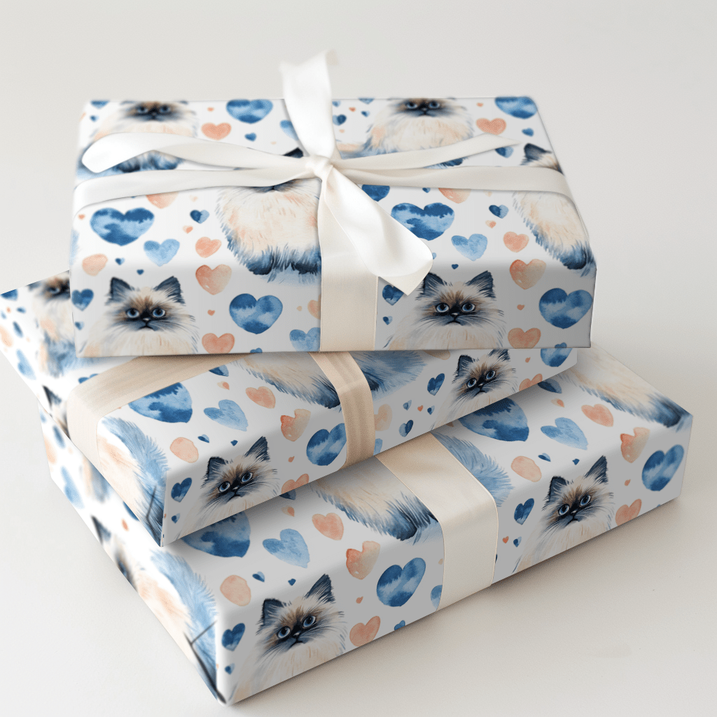 Fluff of Blue - Wrapping Paper - Aspen & Arlo