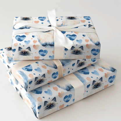 Fluff of Blue - Wrapping Paper - Aspen & Arlo