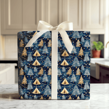 Camp Navy - Wrapping Paper - Aspen & Arlo