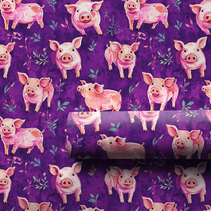 Painted Pig - Wrapping Paper - Aspen & Arlo