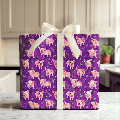 Painted Pig - Wrapping Paper - Aspen & Arlo