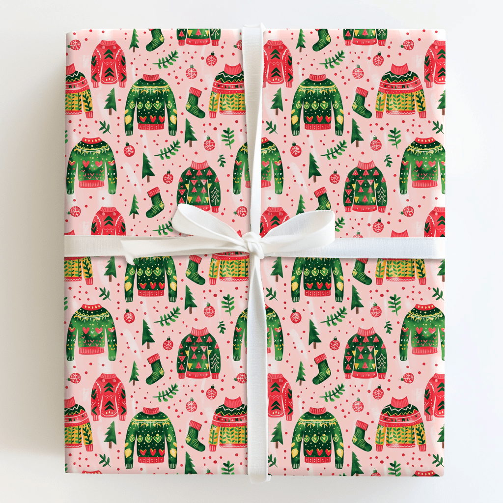 Sweater Aisle - Wrapping Paper - Aspen & Arlo
