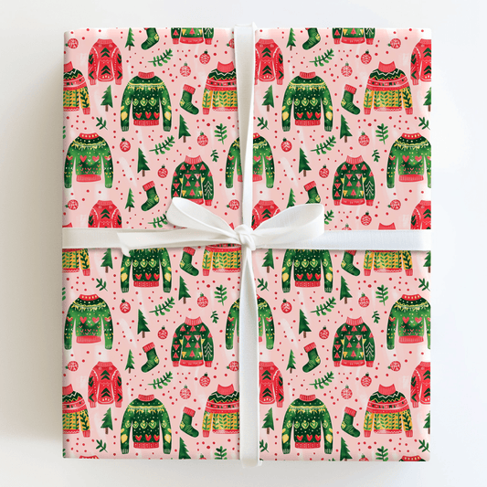 Sweater Aisle - Wrapping Paper - Aspen & Arlo