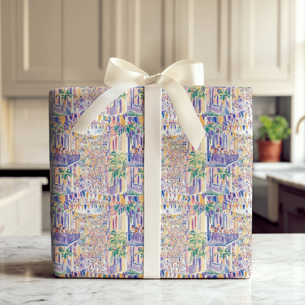 Balcony Bead Bash - Wrapping Paper - Aspen & Arlo