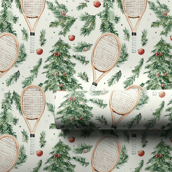 Christmas on the Court - Wrapping Paper - Aspen & Arlo