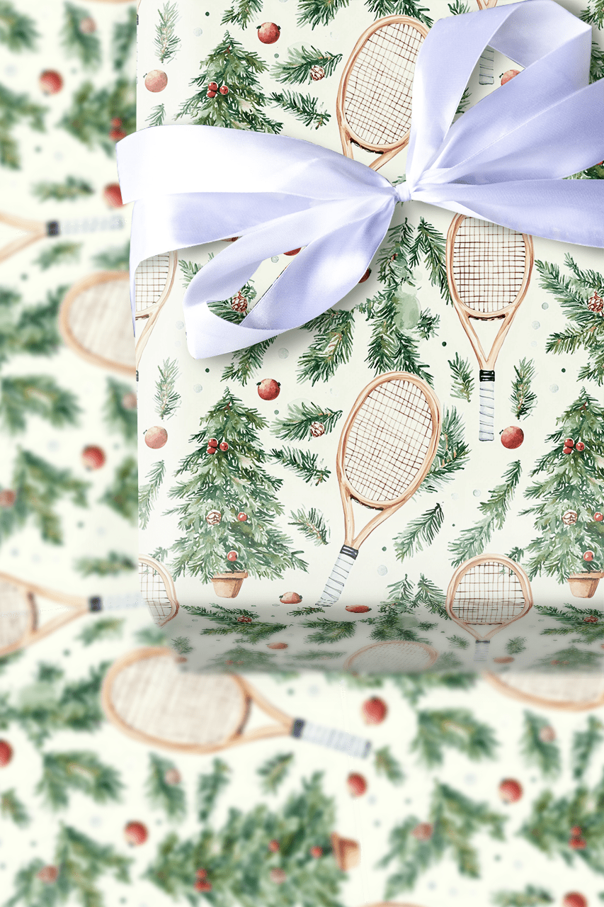 Christmas on the Court - Wrapping Paper - Aspen & Arlo