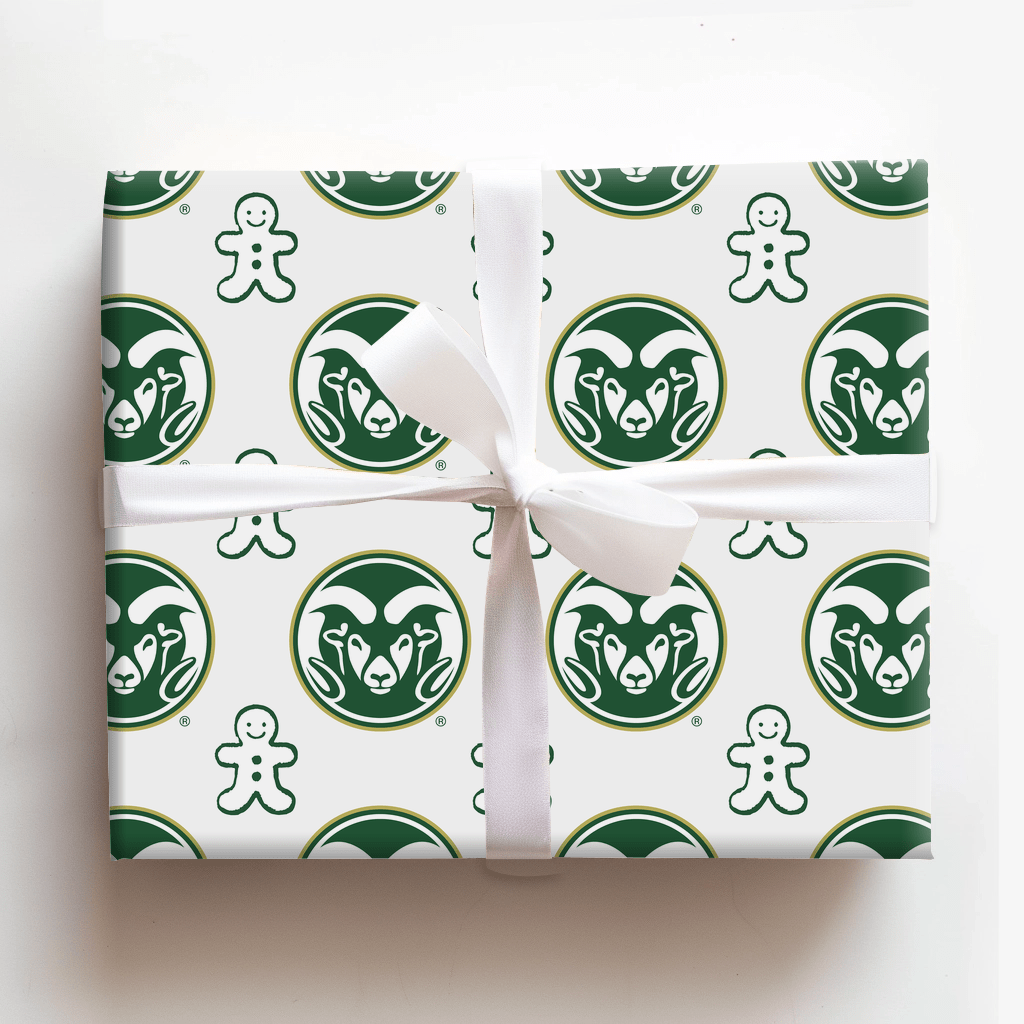 CSU Gingerbread - Wrapping Paper - Aspen & Arlo
