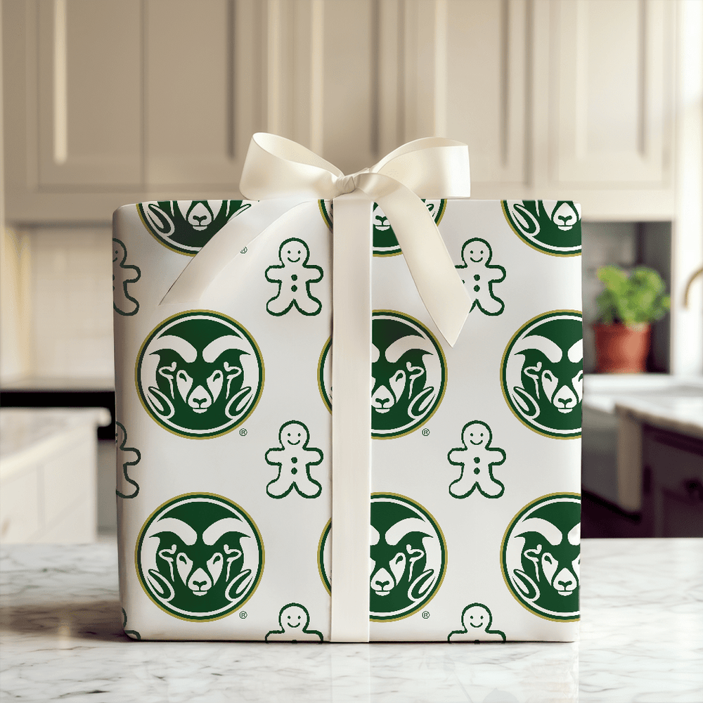 CSU Gingerbread - Wrapping Paper - Aspen & Arlo