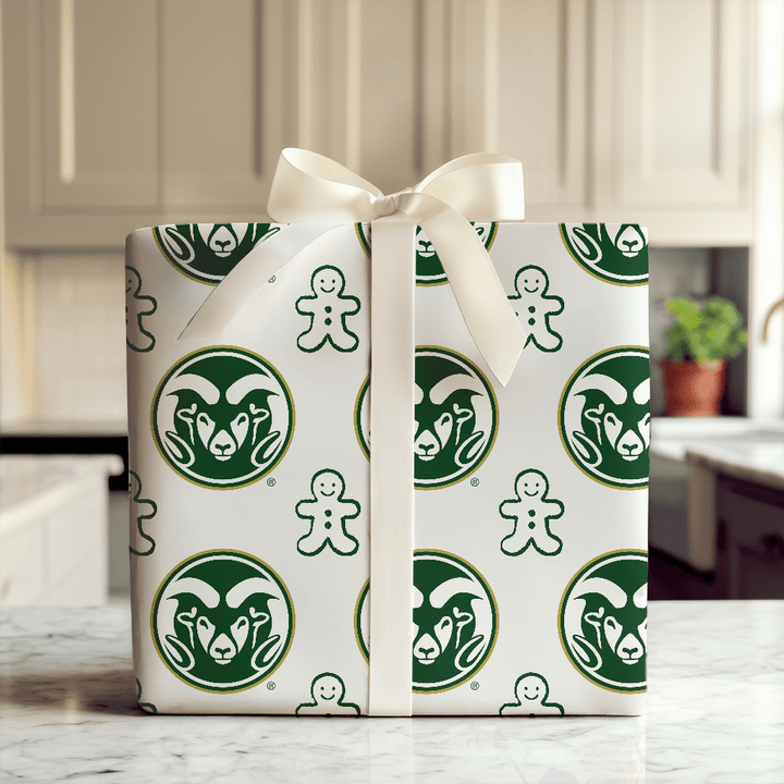 CSU Gingerbread - Wrapping Paper - Aspen & Arlo