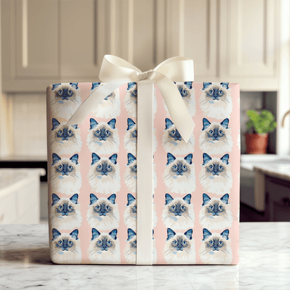 With a Ragdoll - Wrapping Paper - Aspen & Arlo