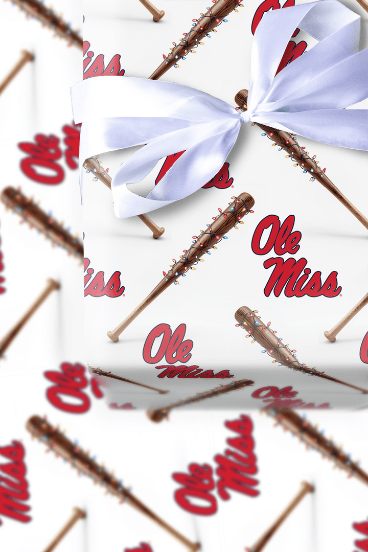 Rebel Holiday Sluggers - Wrapping Paper - Aspen & Arlo