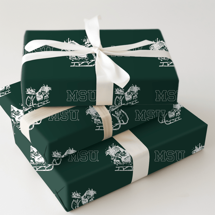 Sleigh MSU - Wrapping Paper - Aspen & Arlo