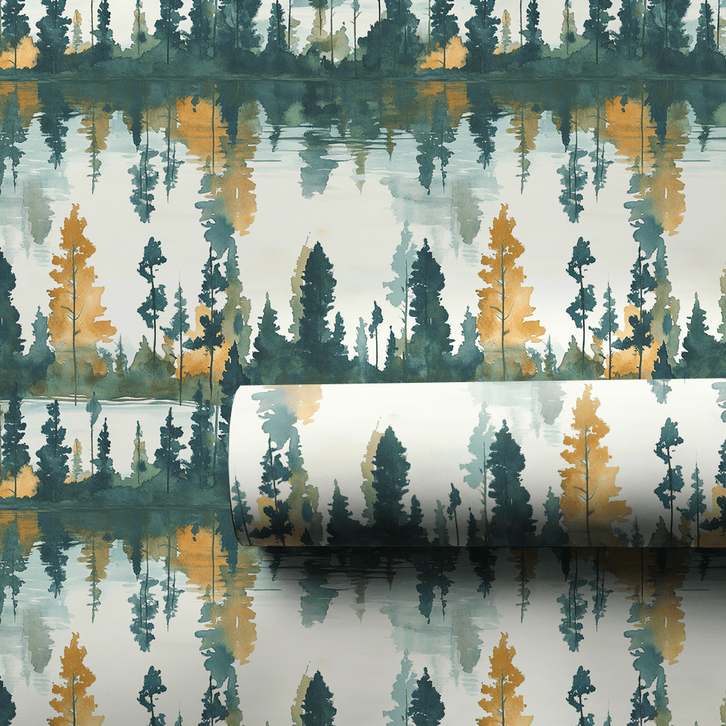 Painted by the Lake - Wrapping Paper - Aspen & Arlo