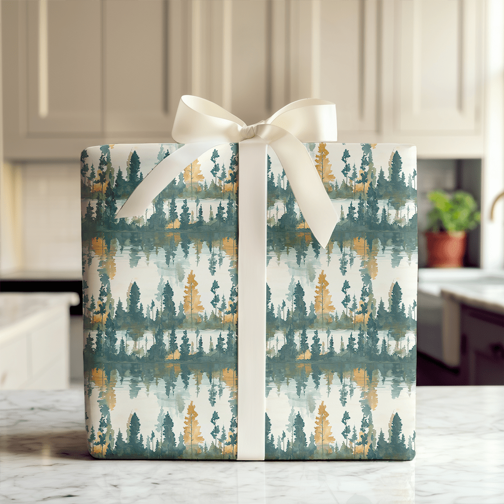 Painted by the Lake - Wrapping Paper - Aspen & Arlo