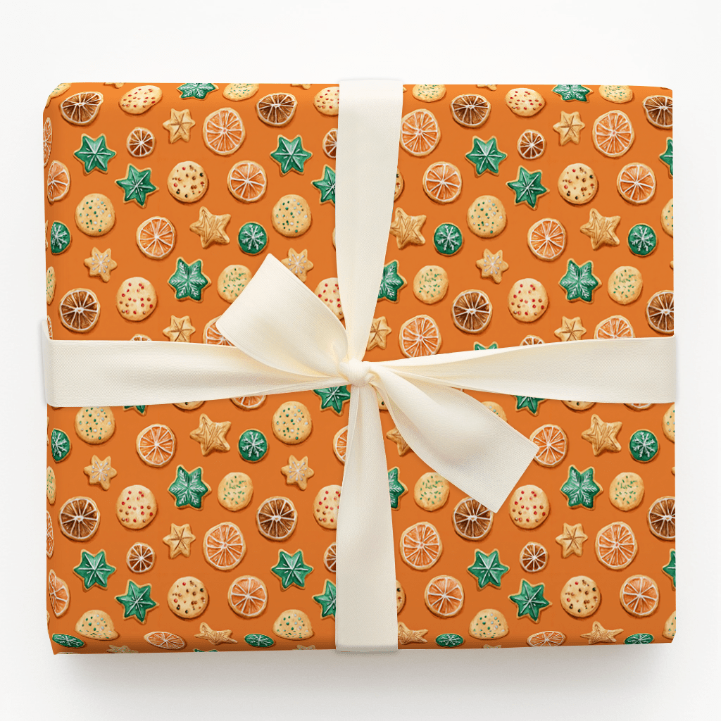 Orange Sugar - Wrapping Paper - Aspen & Arlo
