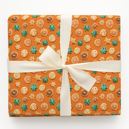 Orange Sugar - Wrapping Paper - Aspen & Arlo