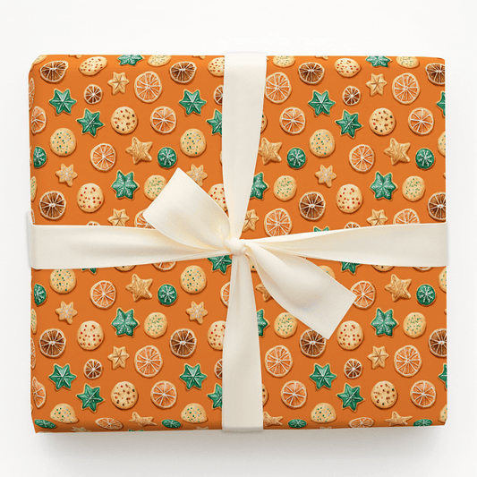 Orange Sugar - Wrapping Paper - Aspen & Arlo