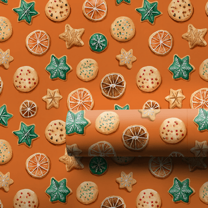 Orange Sugar - Wrapping Paper - Aspen & Arlo