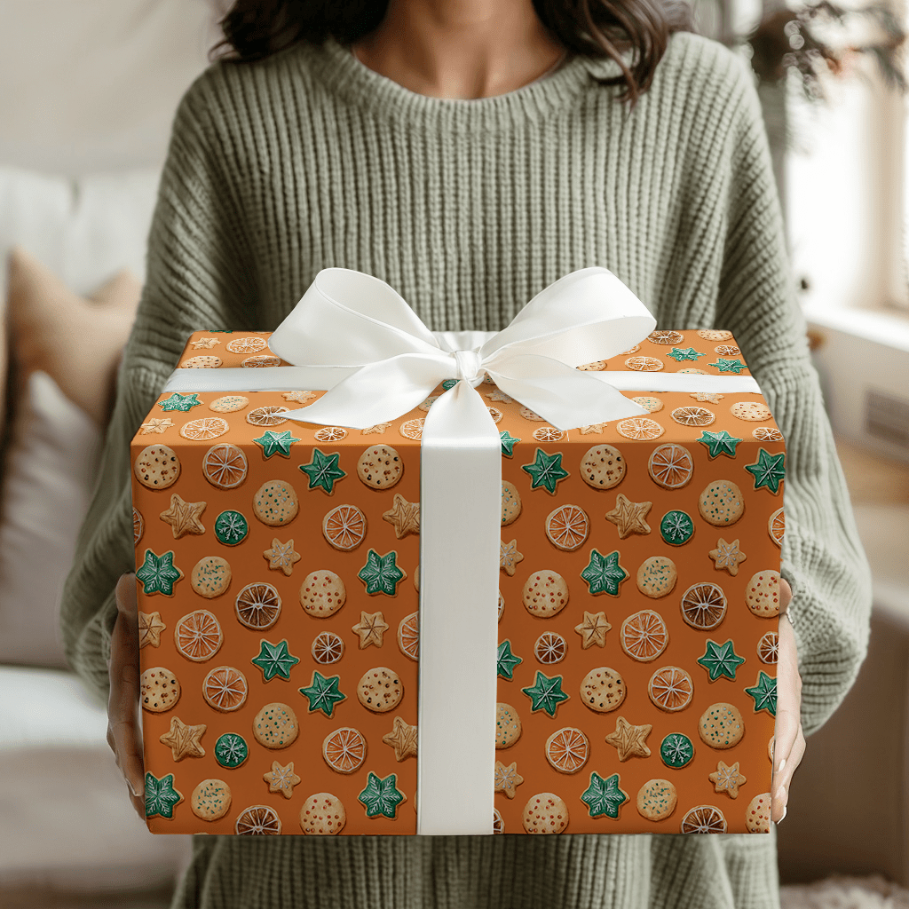 Orange Sugar - Wrapping Paper - Aspen & Arlo