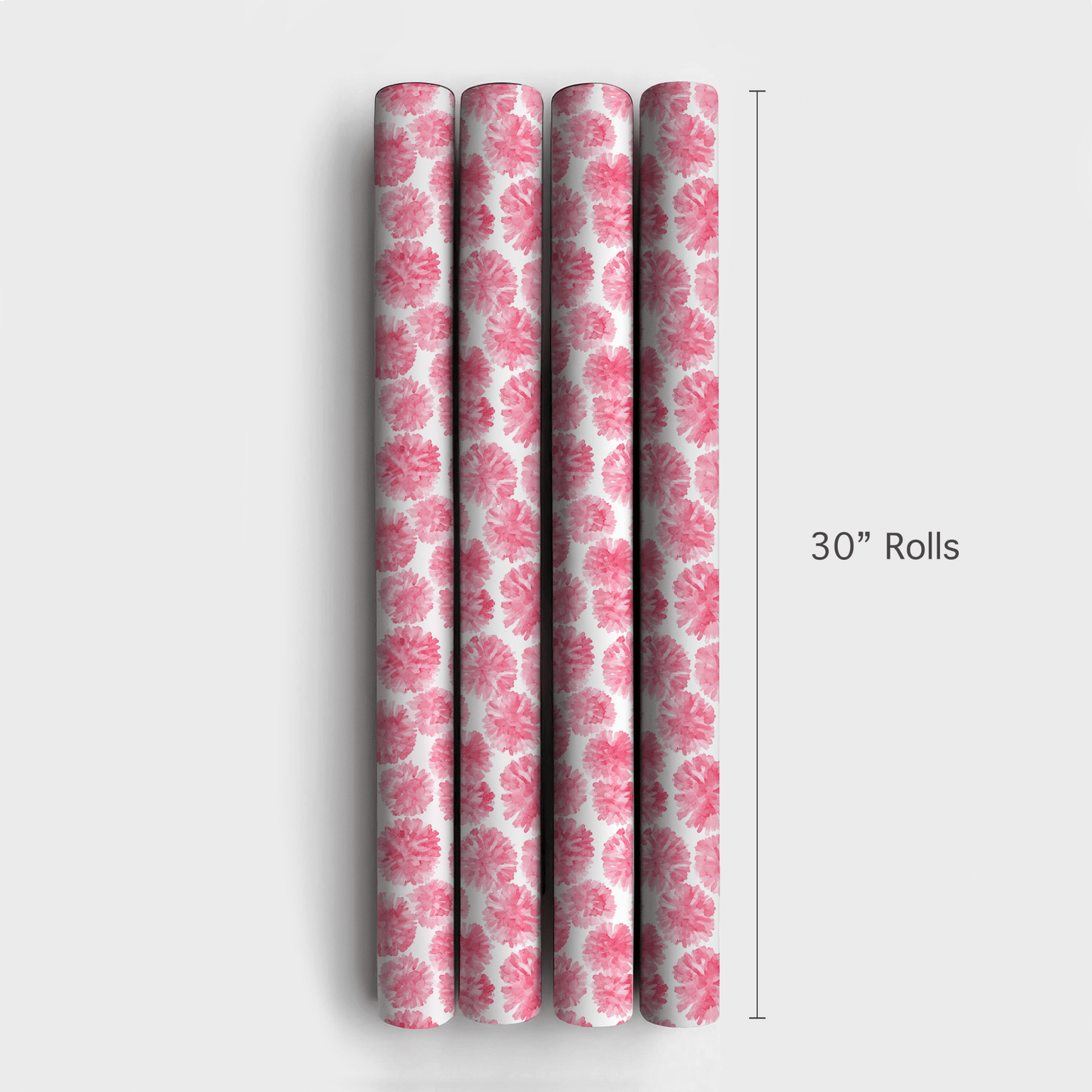 Pink Pom - Wrapping Paper - Aspen & Arlo