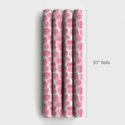 Pink Pom - Wrapping Paper - Aspen & Arlo