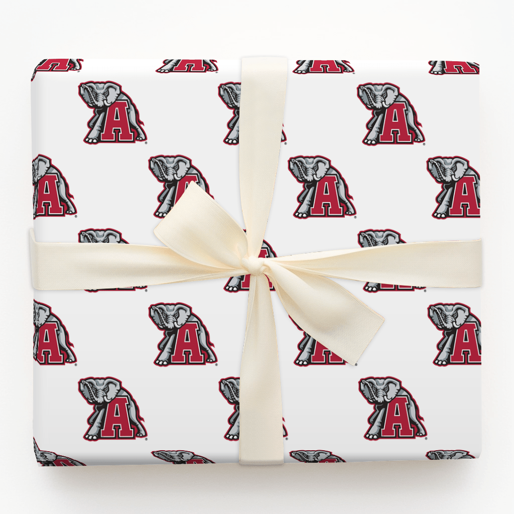 Elephant A - Wrapping Paper - Aspen & Arlo