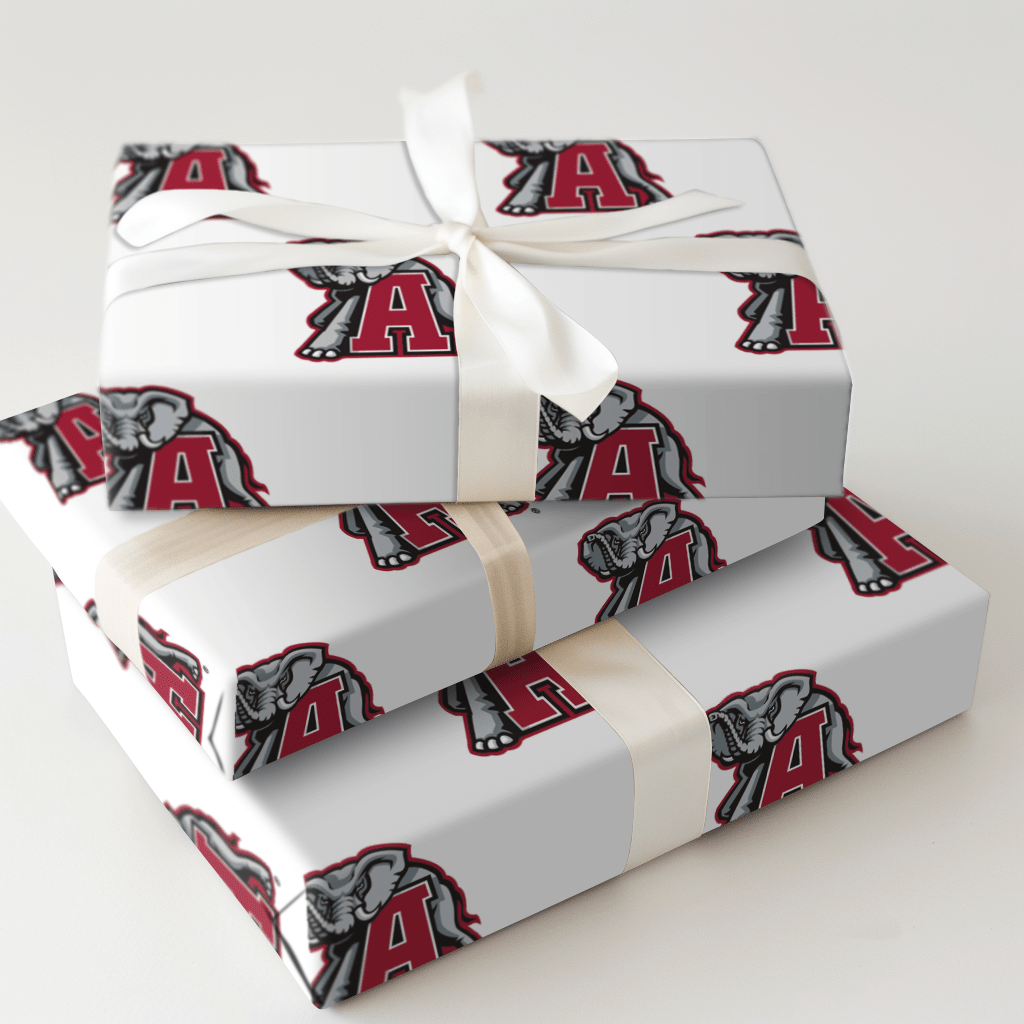 Elephant A - Wrapping Paper - Aspen & Arlo