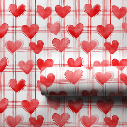 Sweetheart Plaid - Wrapping Paper - Aspen & Arlo