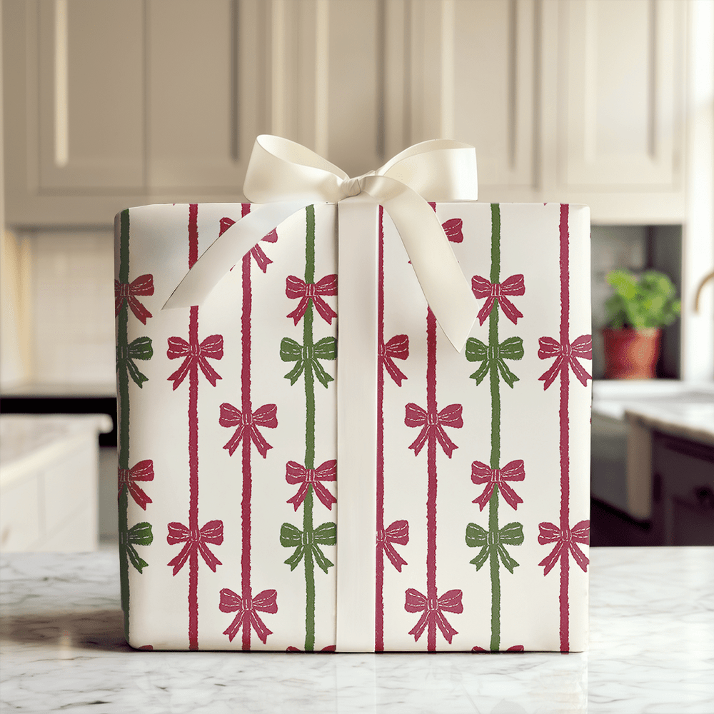 Holiday Ribbons and Bows - Wrapping Paper - Aspen & Arlo