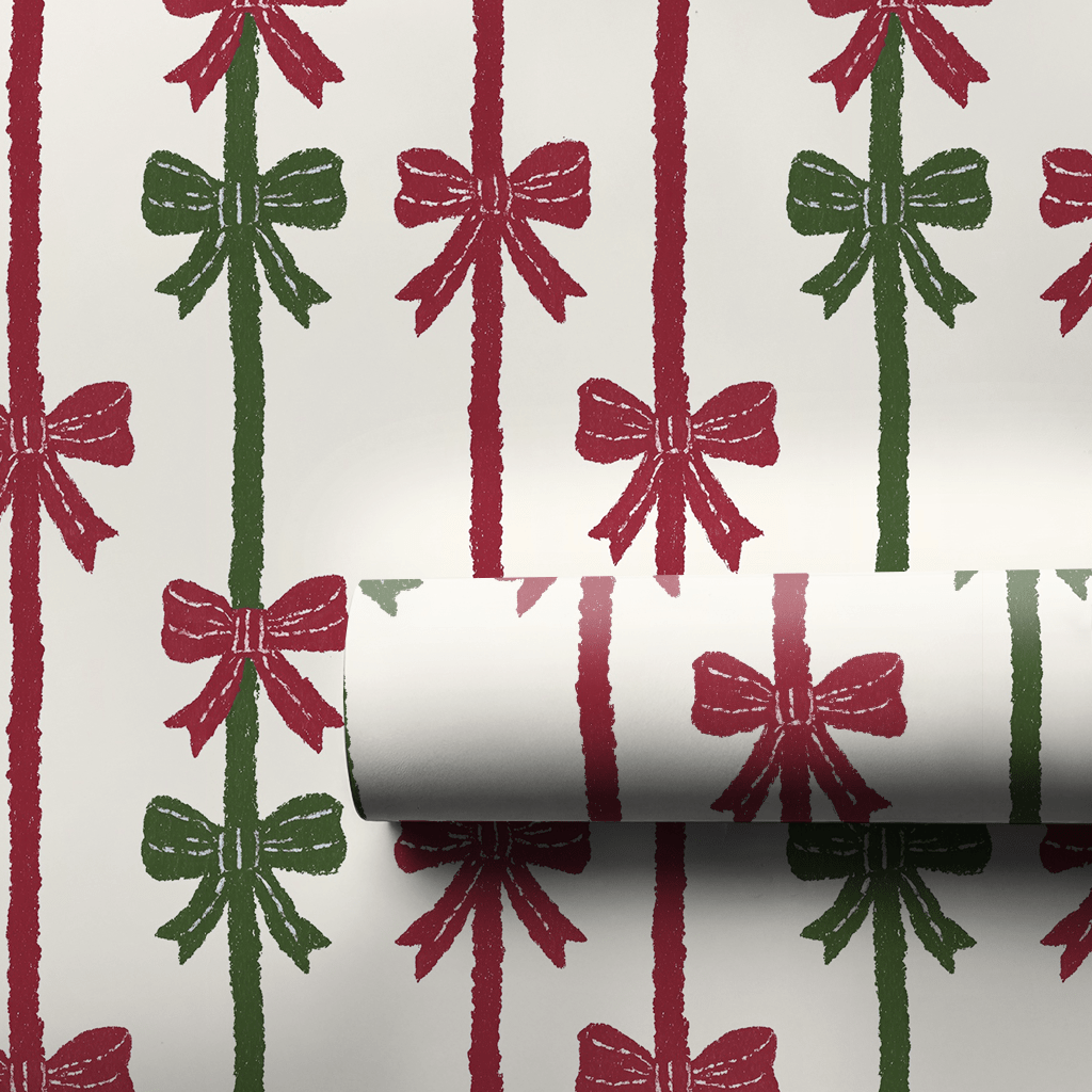 Holiday Ribbons and Bows - Wrapping Paper - Aspen & Arlo